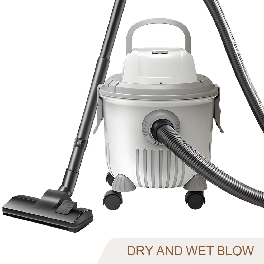 Aspirapolvere 3-in-1 Umido/Secco/Soffiante 1200W Potente per Casa, Auto, Uso Commerciale e Industriale, Pulitore per Fughe 15L