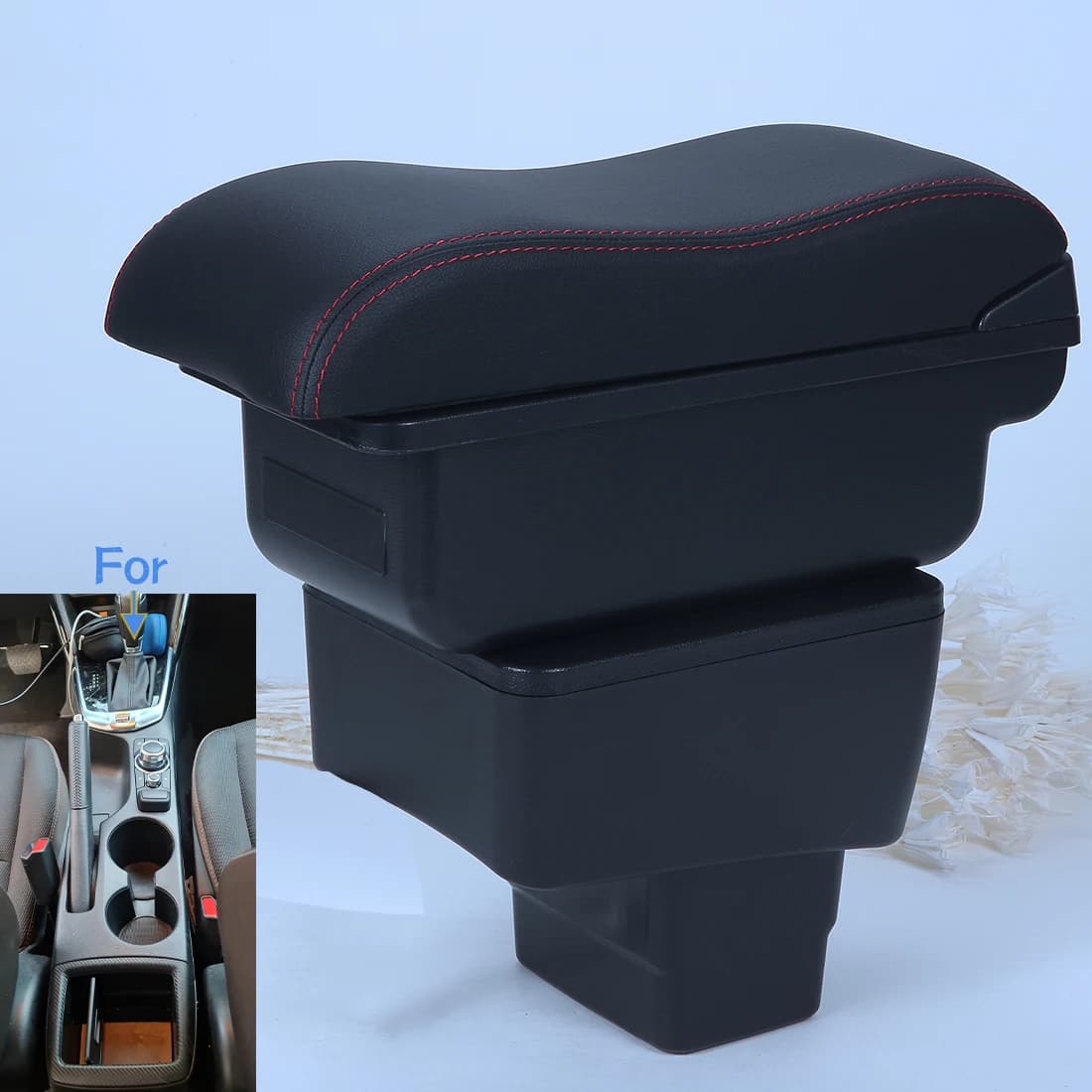 For Mazda CX-3 Armrest Box Retrofit For Mazda 2 skyactiv version cx3 CX 3 Car Armrest Auto Storage Box Dedicated car Accessories