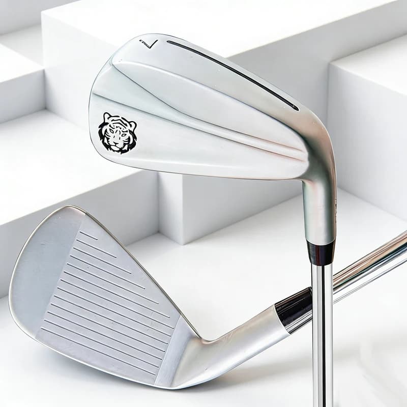 Set di Ferri da Golf per Uomo con Testa Cava, Asta in Acciaio e Impugnature da Golf 4-9 P R/S Flex
