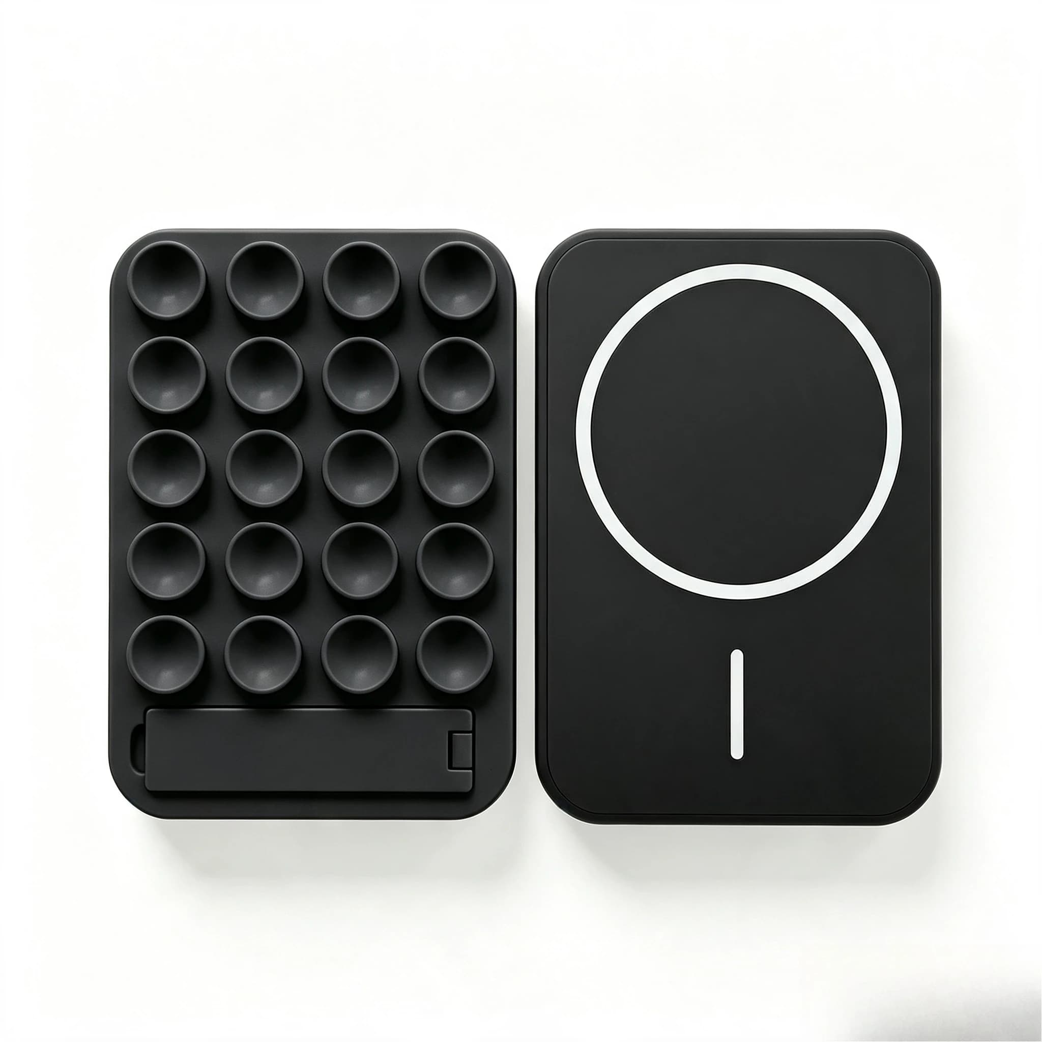 Magnetic Suction Cup Phone Holder for Apple Iphone 17 16 15 14 13 Samsung Creative Foldable Stand Holder For Magsafe Accessories