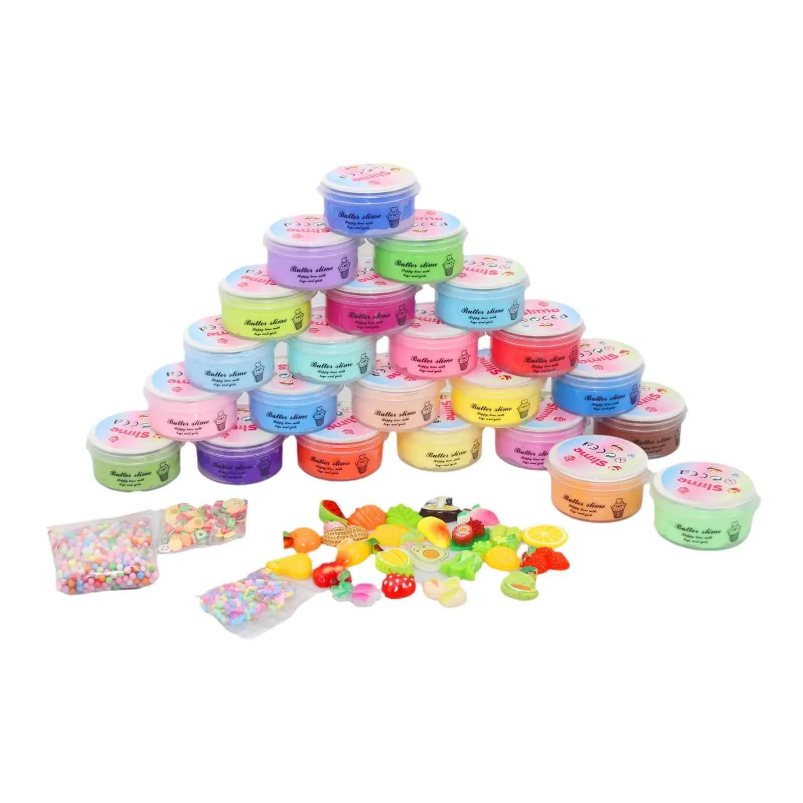 Kit Fai-da-Te di Slime e Argilla Non Appiccicoso Elastico Giocattolo Sensoriale per Regali di Compleanno per Ragazze e Ragazzi