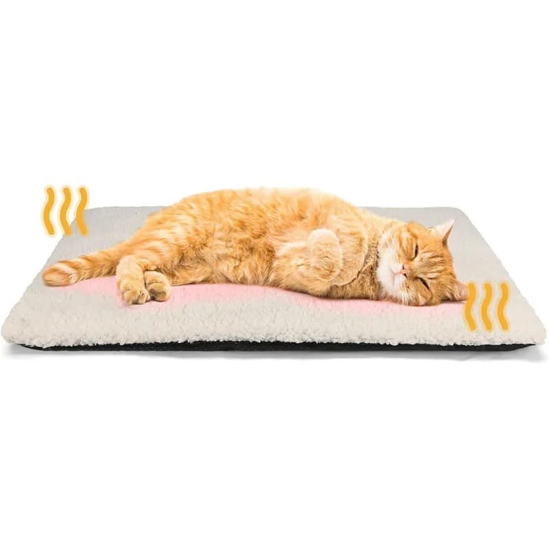 Tappetino per animali domestici autoriscaldante per cani e gatti Tappetino in peluche con fondo antiscivolo Letto caldo per interni ed esterni per un sonno confortevole