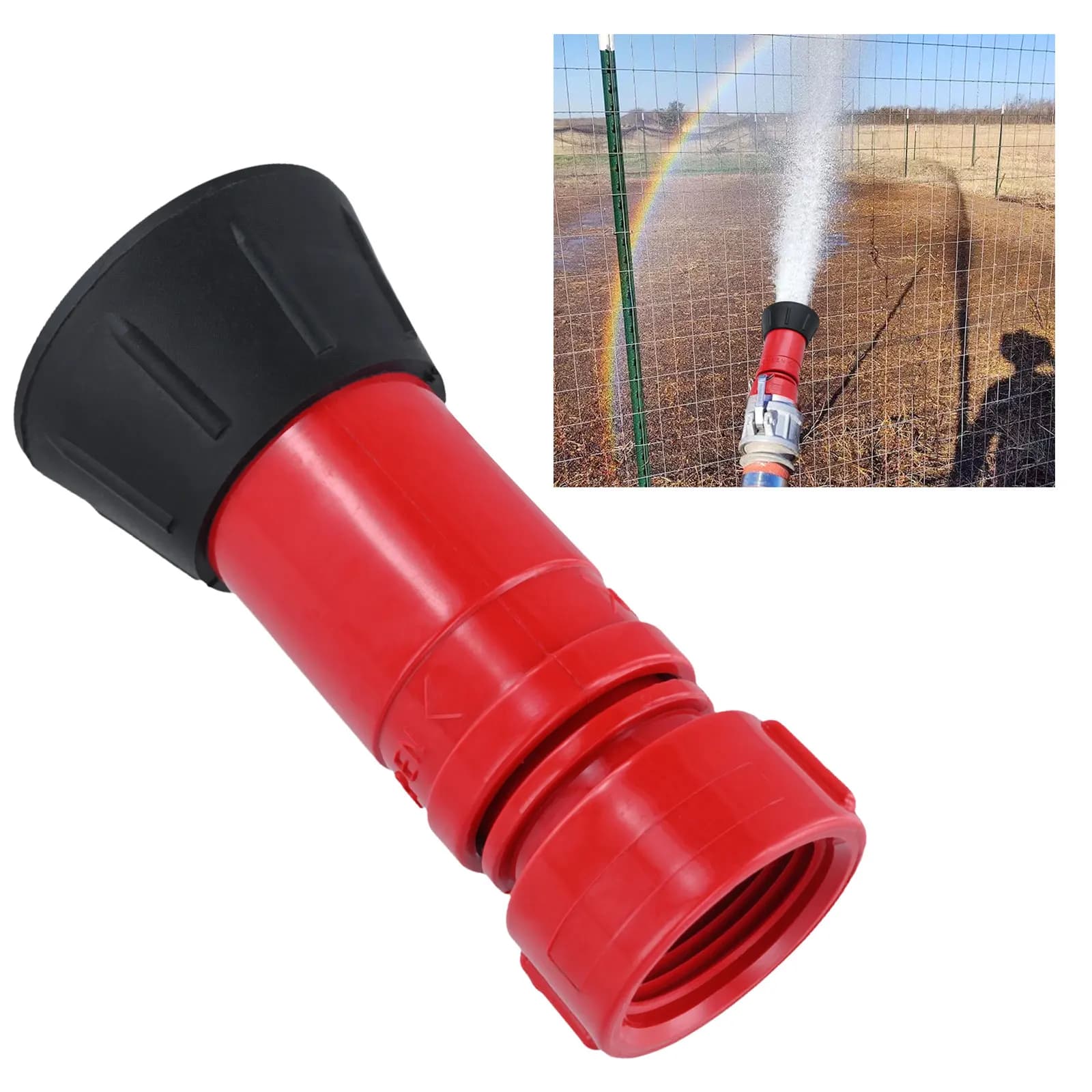1 pz. Fire pipe nozzle, Water sprayer 1 Pollice, High Pressure sprayer for Gardens, Plants and Flowers