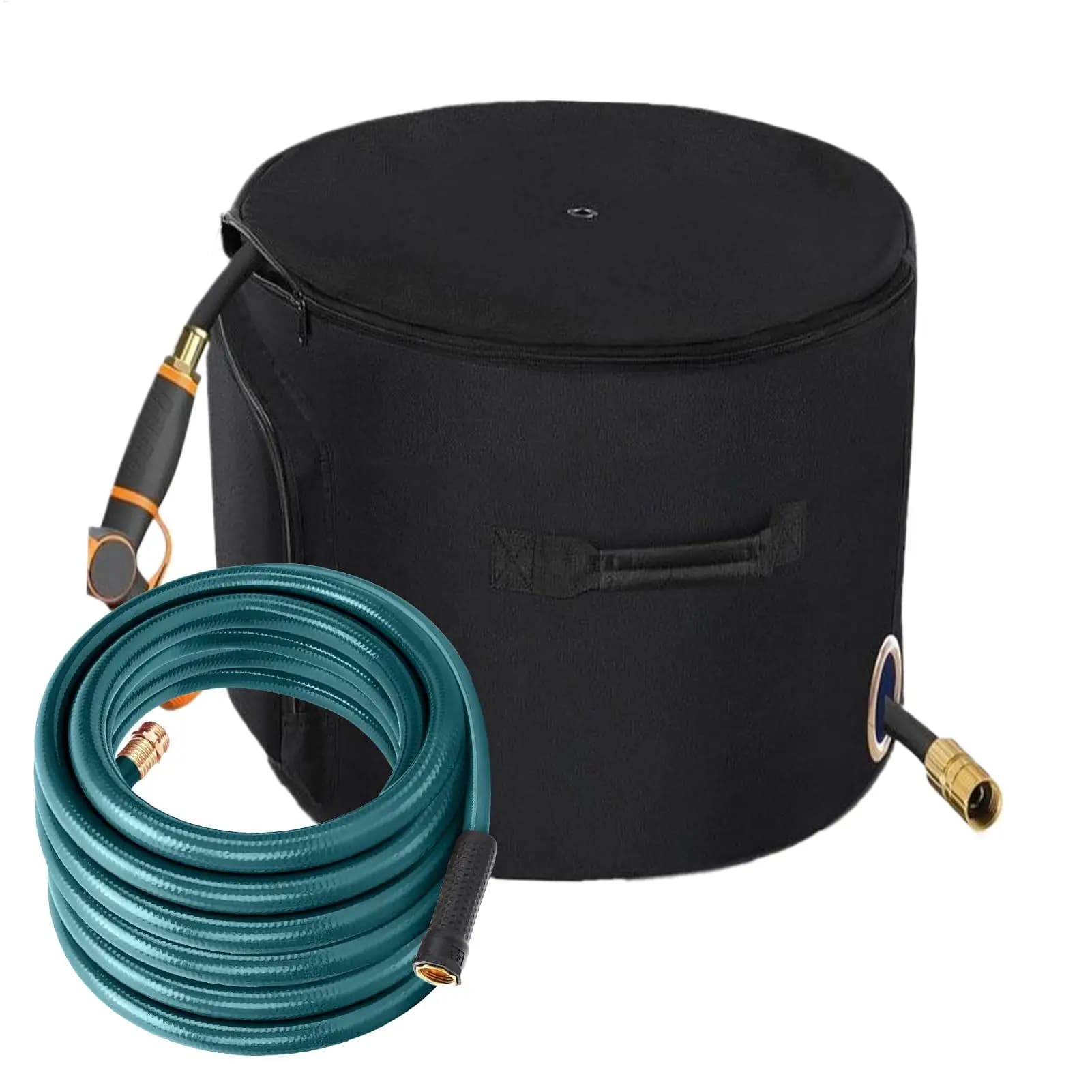 Garden Hose Storage Pot Water Hose Organizer Pot Outside Large Gardening Accessories for Patio Warehouse Farm Backyard Poolside