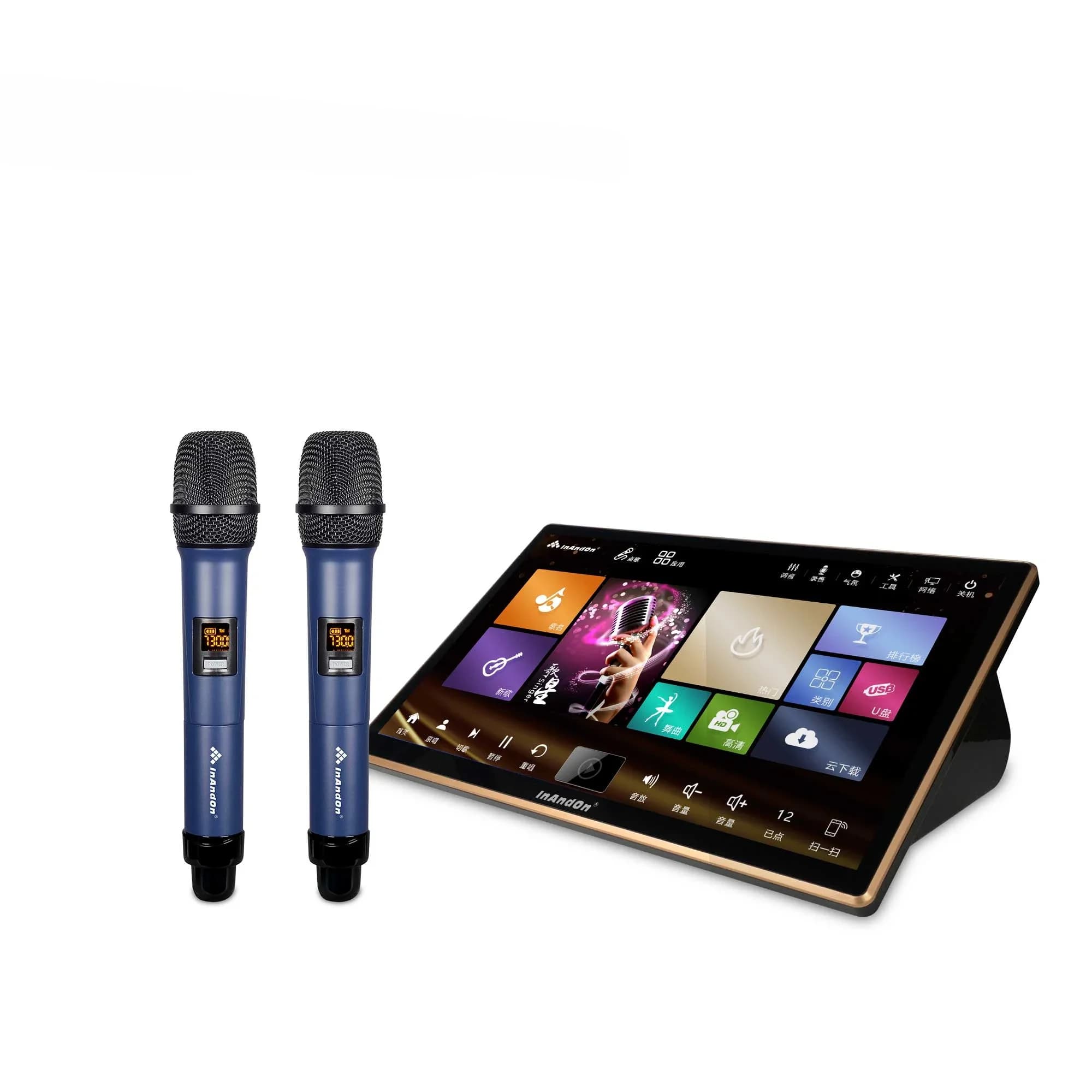 PER 2022 18.5 5in1 1T Lettore Karaoke Home Party Nuovo Design 4k Uscita Karaoke Macchina Sistema Karaoke Portatile