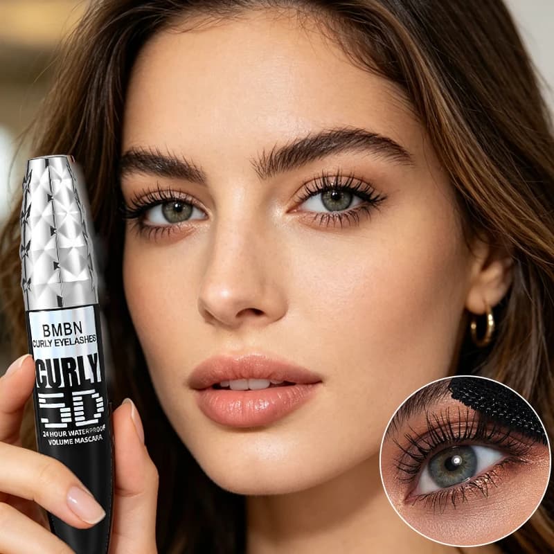 1PCS/2PCS eyeliner nero spesso, resistente all'acqua e al sudore, fissaggio del colore duraturo, tridimensionale, crea ciglia dall'aspetto naturale