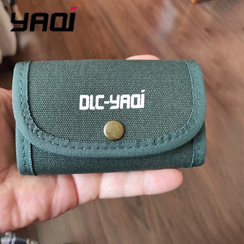 YAQI Borsa da viaggio verde scuro per rasoi di sicurezza da uomo