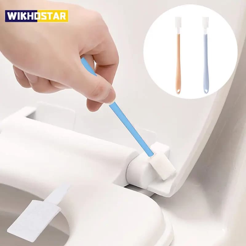 WIKHOSTAR 10/30 pz Usa E Getta Spazzola per la Pulizia delle Fessure Kit di Strumenti Usa E Getta Spazzola per WC Multifunzionale Gap Angolo Spazzola di Pulizia