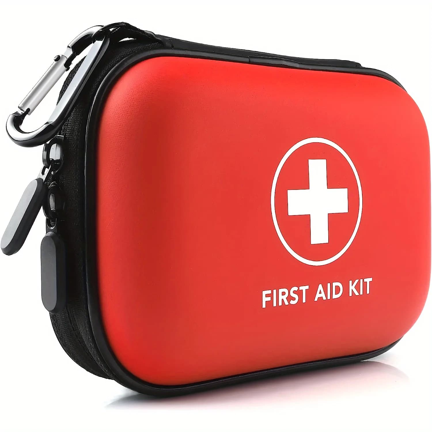 Mini First Aid Kit, Water-Resistant Hard Shell Small Case-Home, Office, Camping, Hiking, Car，Empty box only, no tools, medicine