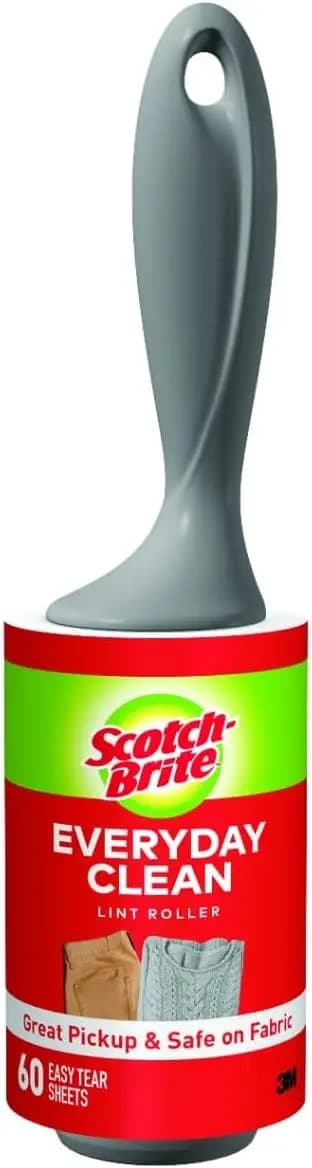 Lint Roller, 60 Sheets, Works Great on Pet Hair, Clothes & Furniture