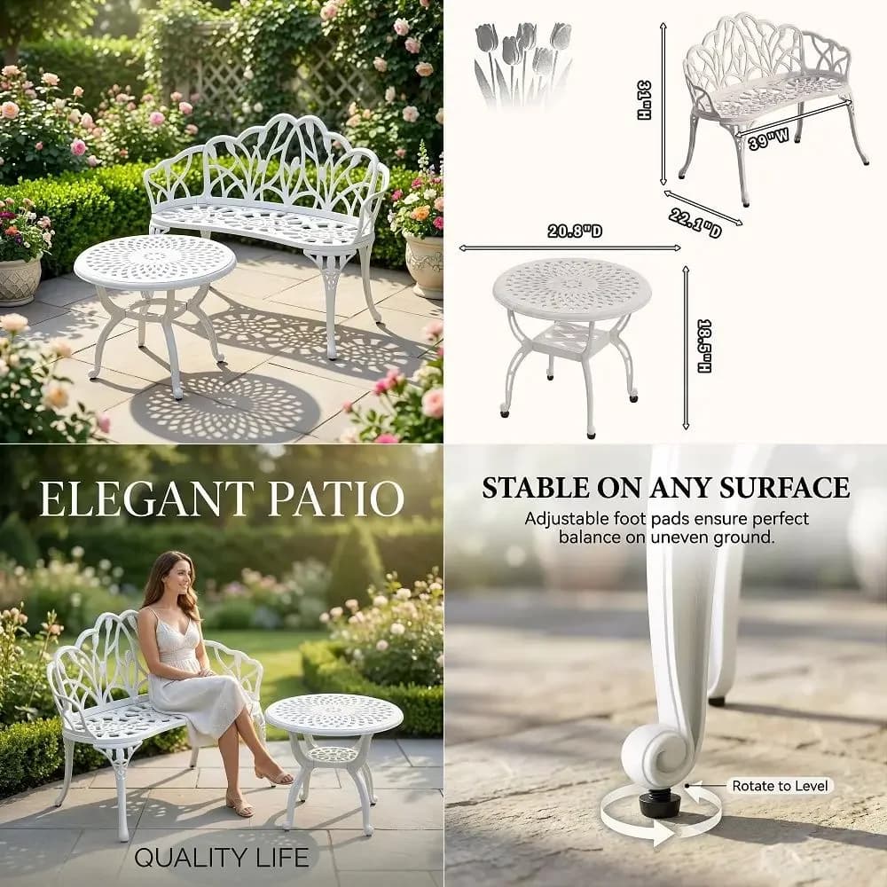 Accent Chair, Patio Lounge Chairs Set of 2 with HandWoven Rope amp Waterproof Cushions, Comfy Metal Patio Chair AllWeather Balc