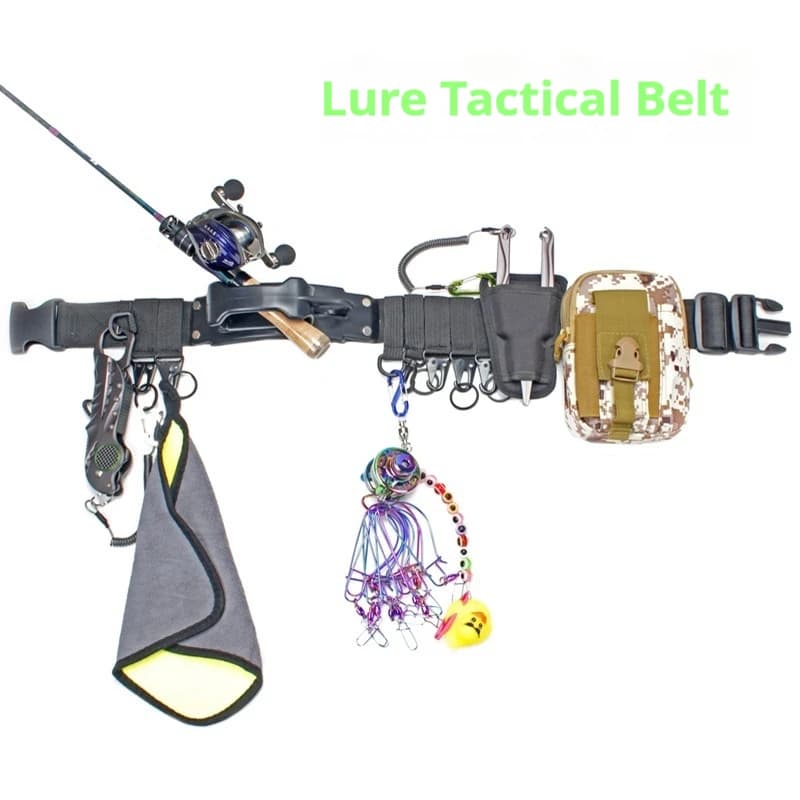 Cintura da pesca portatile multifunzionale con custodia portacanna Supporto leggero per canna da trampoliere per attrezzi da pesca in mare