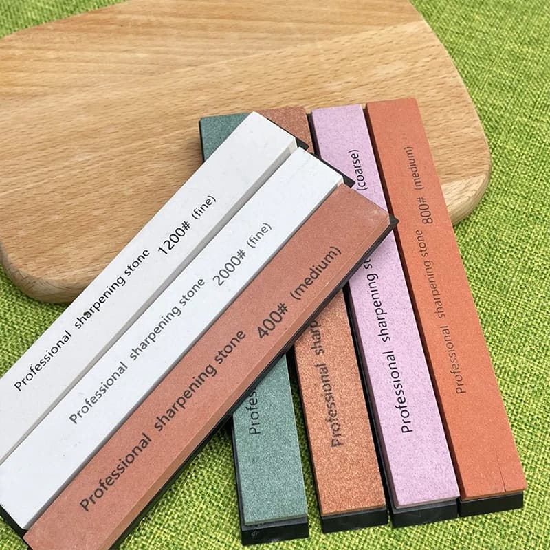 Pietra per affilare i coltelli 240-3000Grit Barre professionali per pietra per affilare Smerigliatrice Sostituzione Accessori per affilare la cucina lucidi