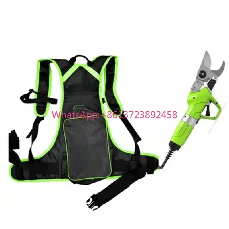 Professional 40V Home Garden Electric Pruning Shears Lopper Cordless 4Ah 3.5mm Motor Rubber Handle SK5 Blades