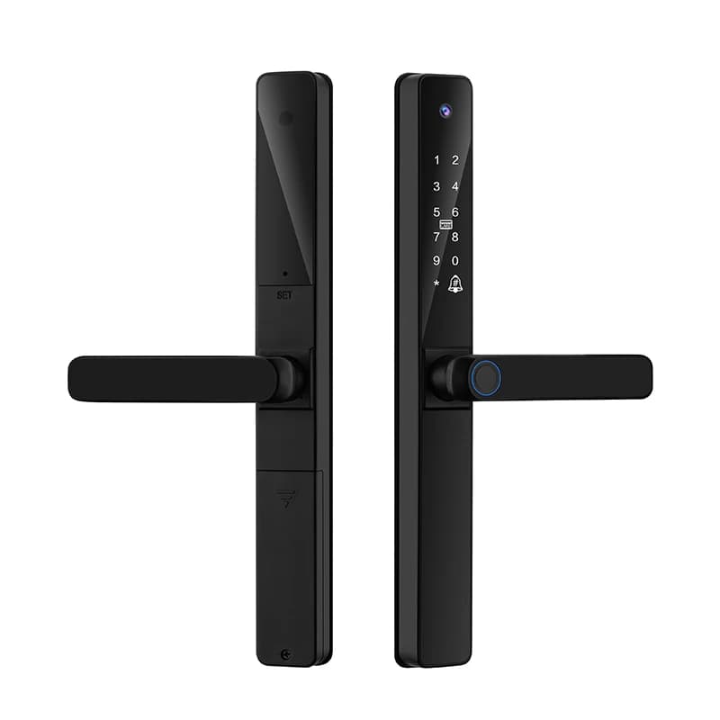 Yige X2M Outdoor Waterproof Smart Door Lock Aluminum Alloy Narrow Passage Broken Bridge Design Special Password Key Card App