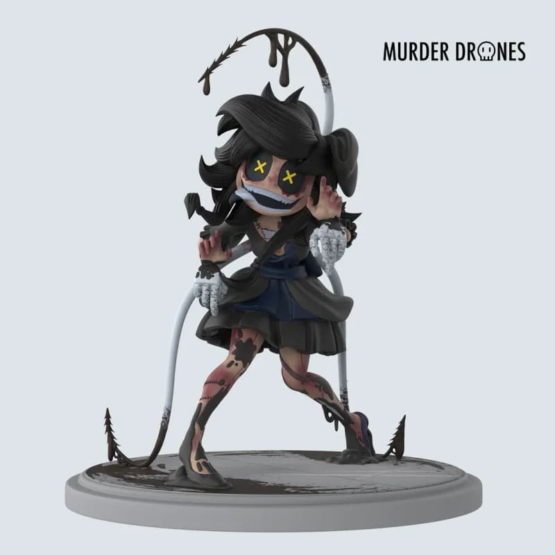 Murder Drones Cyn AniMEGAZ Anime Figure Original PVC Collectible Model New Villain Merch Cute Toy Kawaii Gift Desktop Decoration