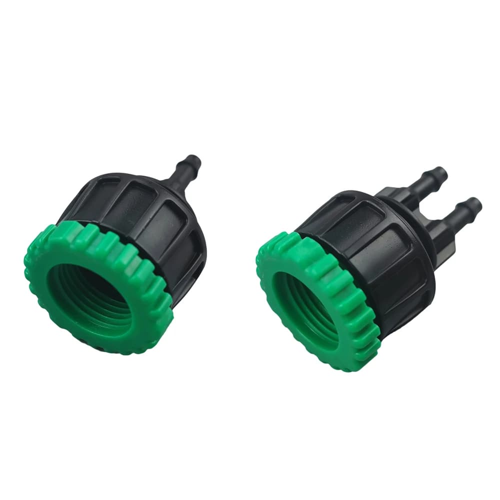 Femmina da 1/2 3/4 a 1/4" Rubinetto da giardino Y Splitter acqua Irrigazione 4/7 Tubo flessibile Irrigazione