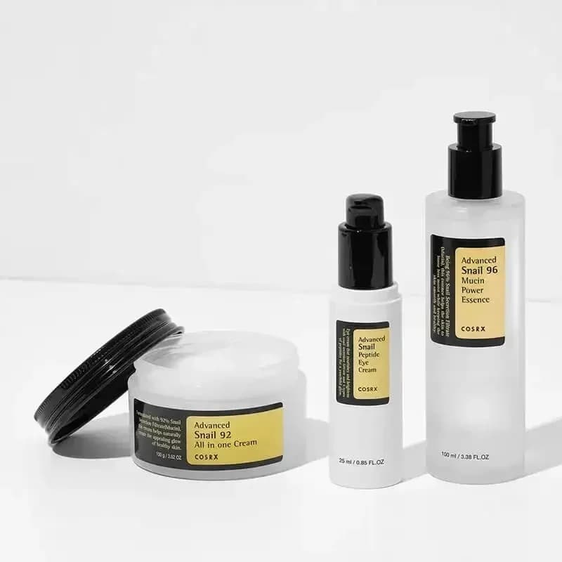Advanced Face Cream with Lumaca and Collagen 92, Tonic, Detergent, Solar Protection for Sensitive Skin, Hydrating, Sawing, Sliding
