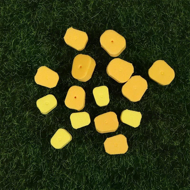 20 Pz Esche da pesca alla carpa Boilie Accessori per attrezzatura da pesca Schiuma EVA Forma di mais Esche finte Alimentatore Affrontare Richiamo di pesce Esche artificiali