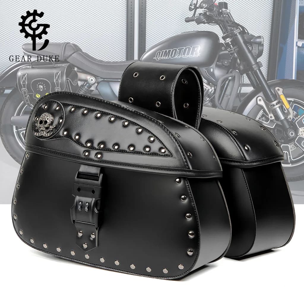 Universal tail bag for motorcycle and helmet backpack: durable multifunctional storage space for road bikes and cross cyclists