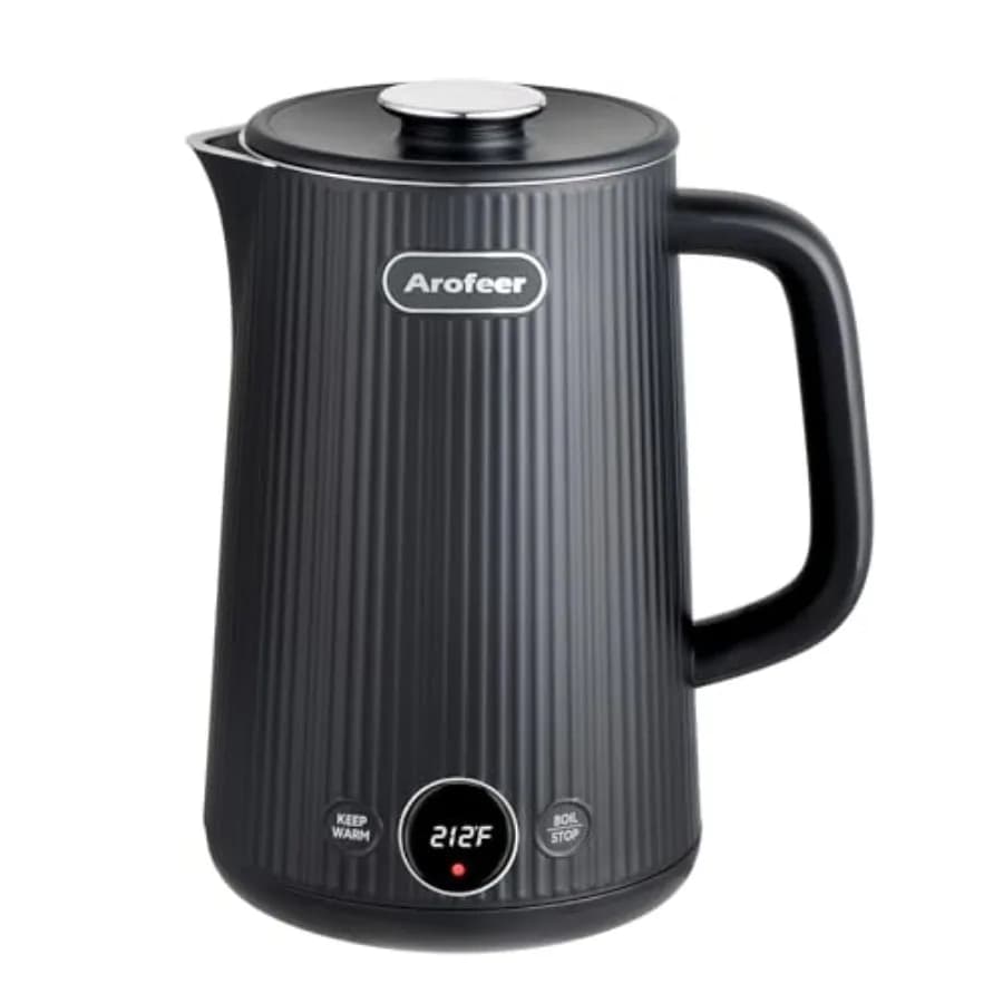® 1,7L Large Electric Kettle (57oz) with Temperature Control, 7+ Tea and Coffee Electric Kettle, 2 Quarts Large Hot Water Kettle