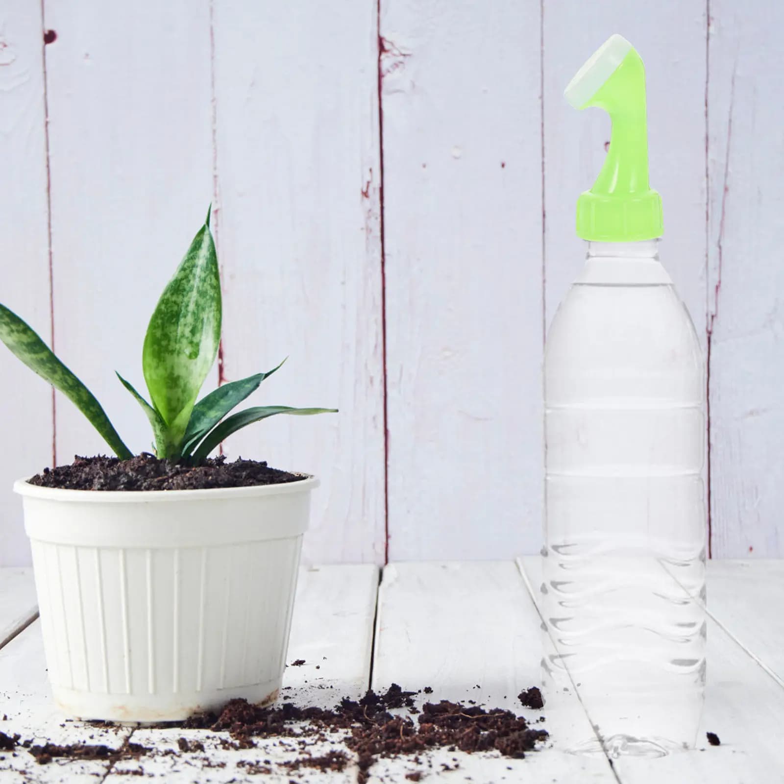 Set di 4 Spruzzatori per Bottiglie d'Acqua, Ugelli in Plastica per Irrigazione di Giardini e Piante Bonsai