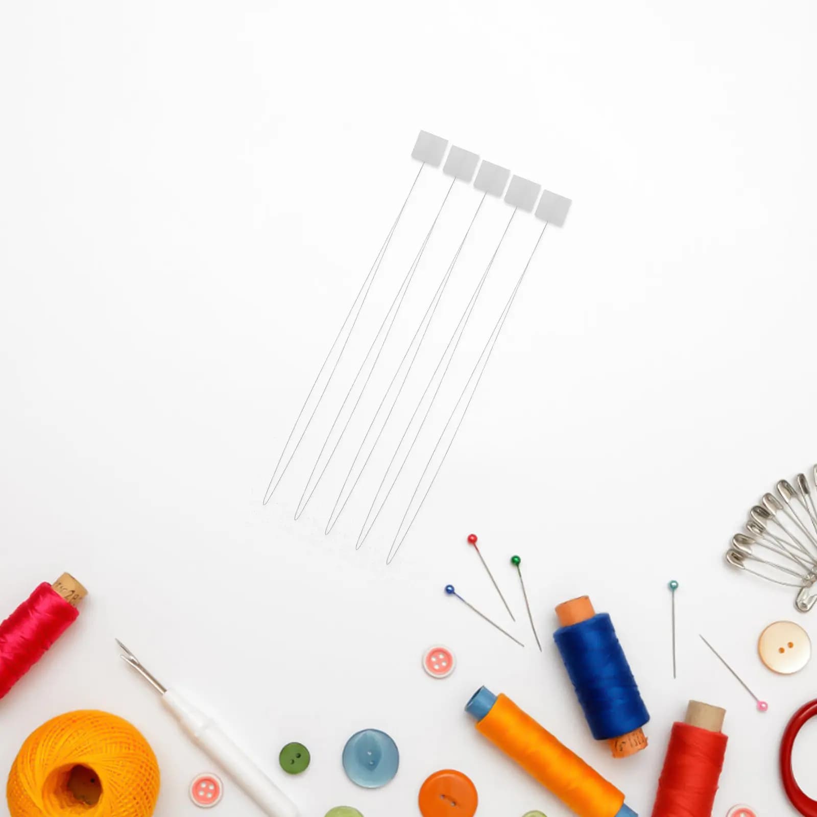 30 Pezzi Infilacuci a Filo Lungo, Strumento per Infilare Aghi da 20 cm, Efficiente per Cucito a Mano, Ricamo e Punto Croce