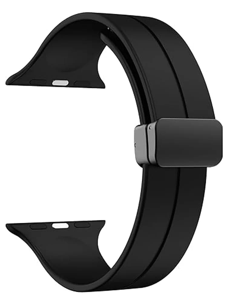 Per cinturino Apple watch 45mm 41mm 49mm 44mm 42mm 46mm cinturino magnetico in silicone correa iWatch serie 10 9 8 7 SE 6 5 4 cinturino Ultra