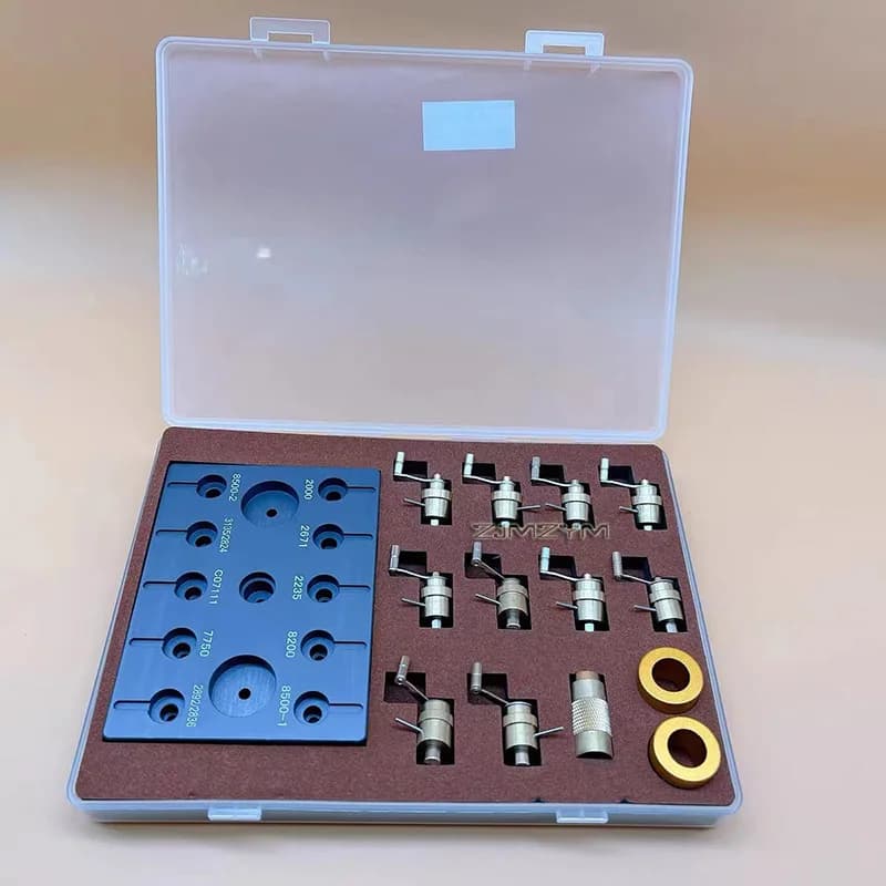 Stainless Steel Mainspring Winder Set Watch Repair DIY Tools Accessory for Watchmakers, Curling Iron