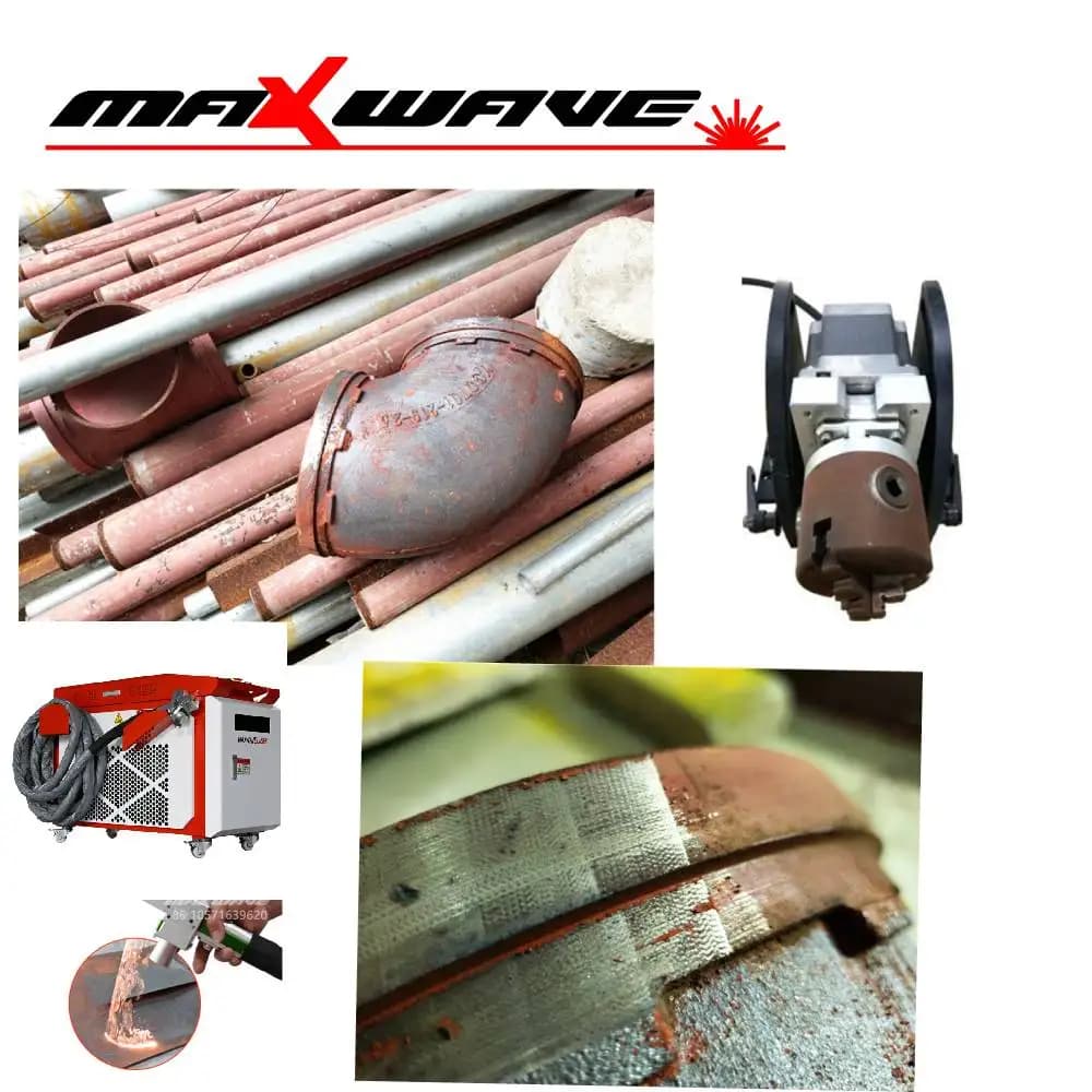 Maxwave Laser Cleaning Machine 1000W 2000W 3000W For Metal Rust Paint Oil Removal From Construction Parts Trucks Easy Operation
