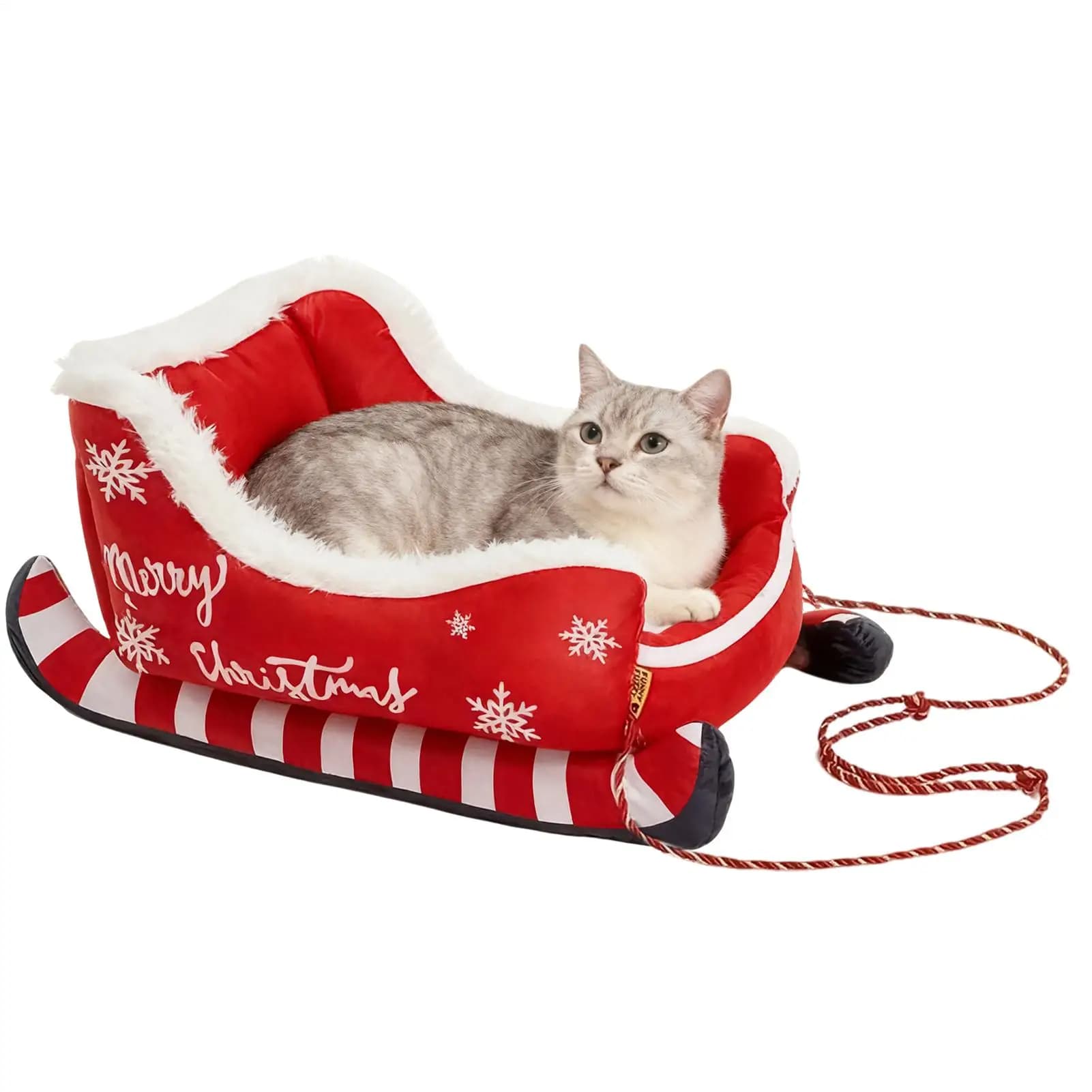 Letto per cani caldo con base antiscivolo Cuscino caldo Letto per cani lavabile per cuccioli invernali Divano per auto per interni ed esterni