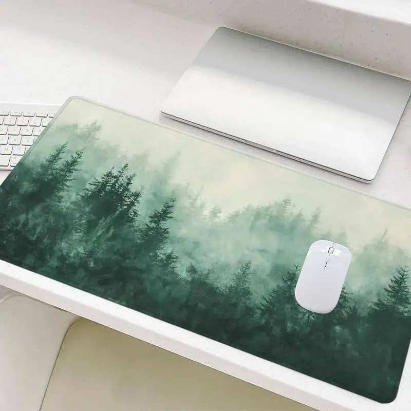 Tappetino per mouse opaco Forest, tappetino da scrivania antiscivolo per PC e laptop