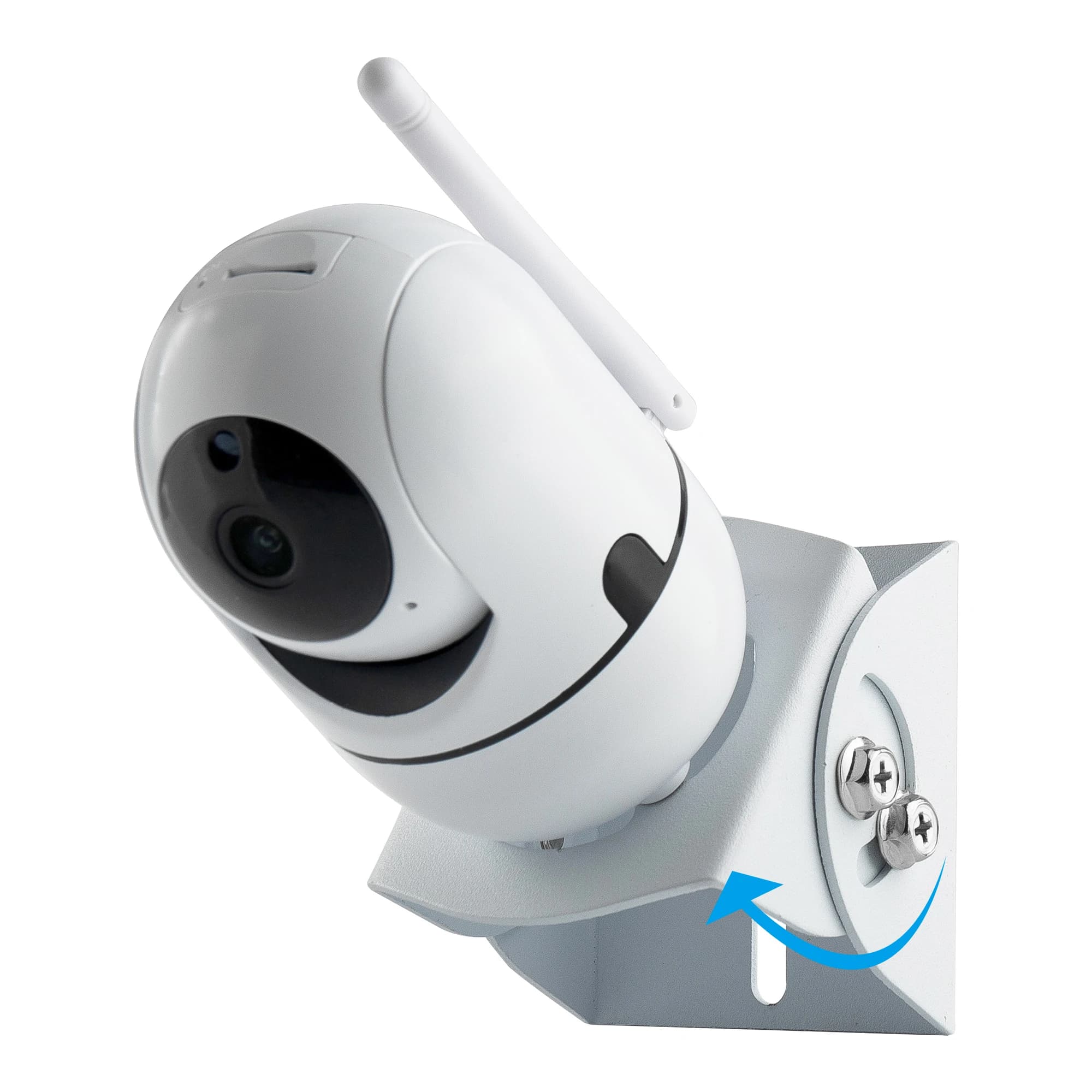 Staffa da parete ad angolo regolabile con baby monitor Motorola, Babysense, Hellobaby, Vava, Arlo e la staffa più universale Hellobaby, Vava, Arlo e la maggior parte universale