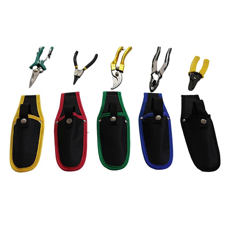 1Pcs Gardening Scissors Bag Canvas Pruner Sheath Protective Cover Pruning Scissor Case Sheath Portable Holster Pruner Tool Bag