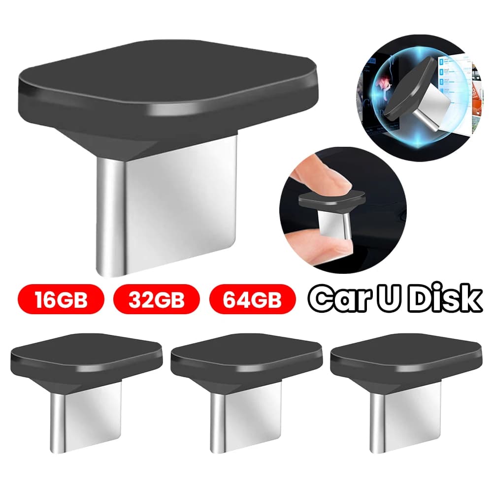 Chiavetta USB da 16GB/32GB/64GB, Memoria Flash Type-C/USB 2.0, Trasmissione Veloce, Mini Pendrive Compatta per Auto, Plug and Play
