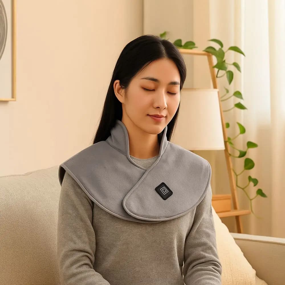 Spallina riscaldante morbida e confortevole Tre marce Ampia area Scialle scaldino elettrico Calda coperta riscaldante alimentata tramite USB Stagione invernale