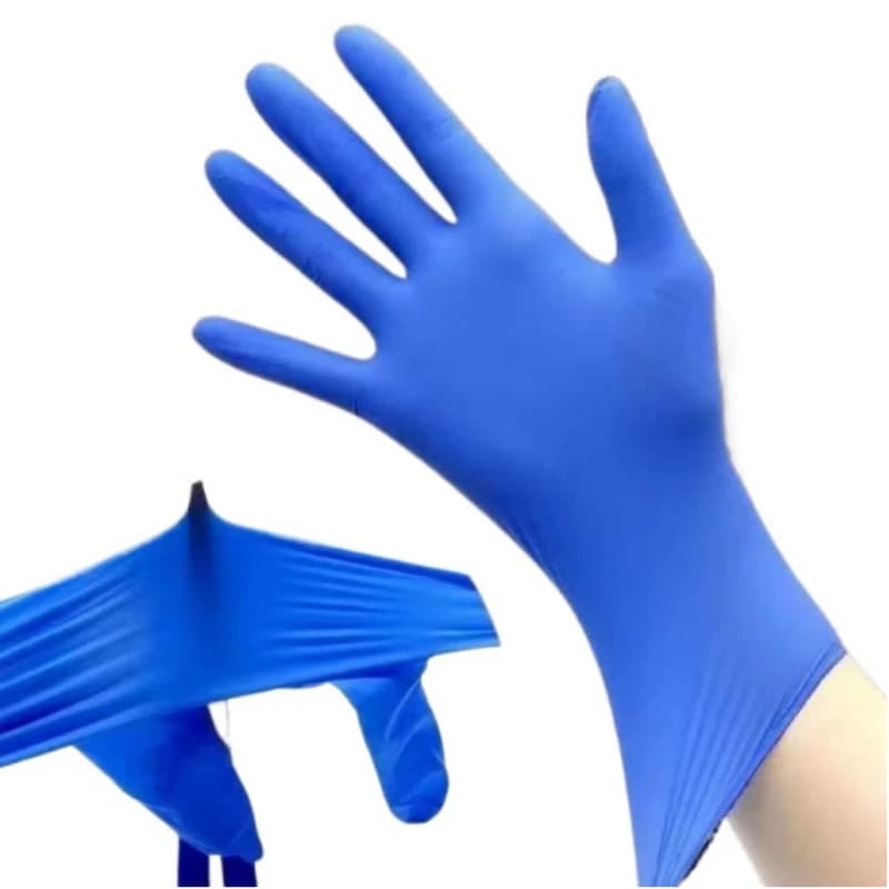 20/50/100PCS Guanti in nitrile blu Guanti da lavoro di sicurezza usa e getta Cucina non sterile Giardinaggio Tatuaggio Guanto protettivo industriale