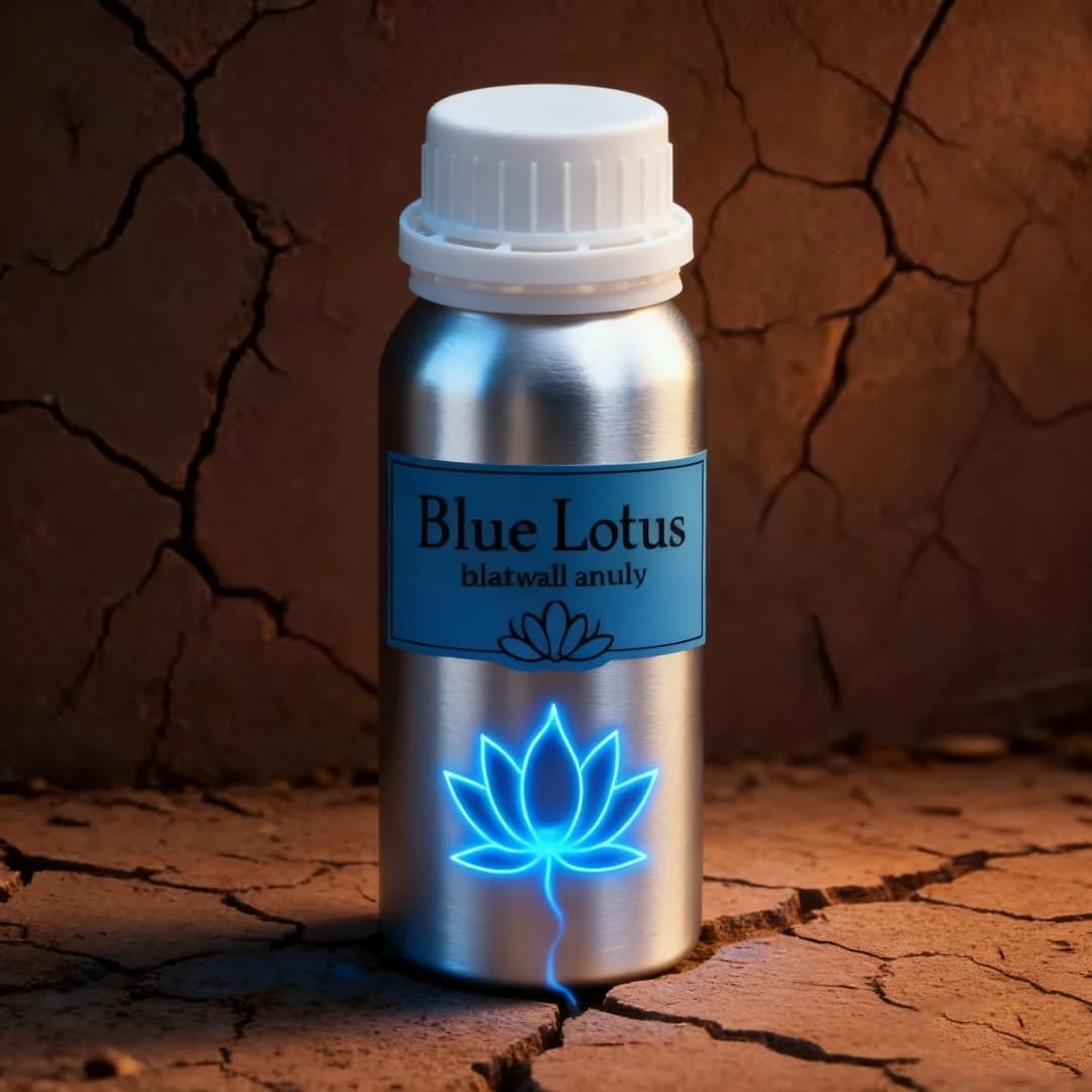 Natural Blue Lotus Reed Diffuser Aromatic Home Fragrance Relaxing Deep Sleep Air Freshening Purifying Room Scent