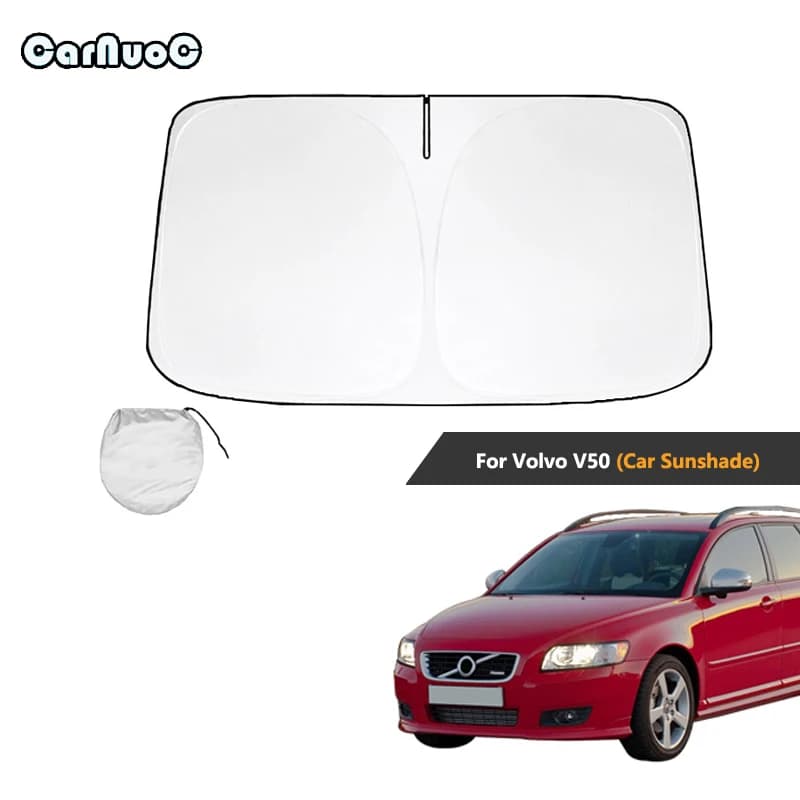 Per Volvo V50 Parasole per auto Parasole Pellicola per lunotto anteriore posteriore Parabrezza Visiera Copertura Protezione UV Riflettore Accessori