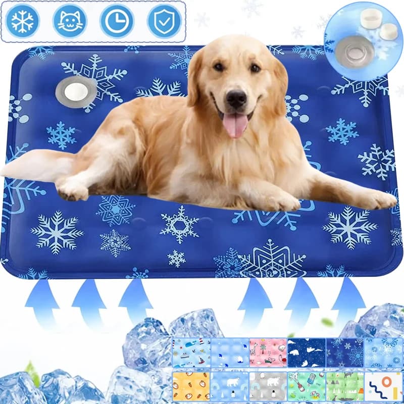 1PC Nuovo Raffreddamento Pet Letto Zerbino Estate Pet Multifunzionale pad di ghiaccio secco Traspirante Durevole Pet Tappetino di Ghiaccio Per Piccolo Grande Cane/Gatto 40.