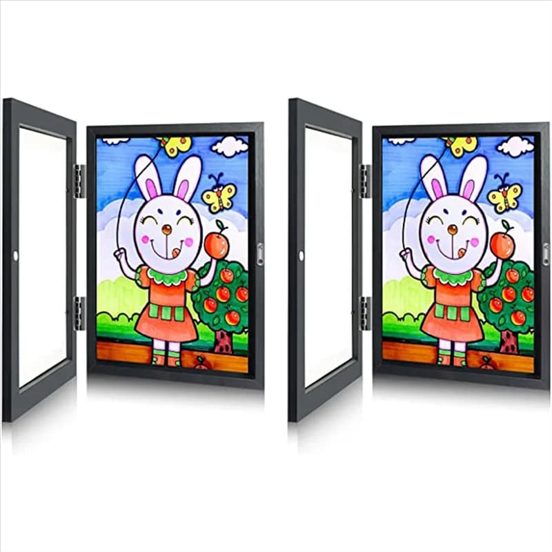 Wooden frame HHO-Art Wooden frame for arts, crafts, paintings, hanging paintings (package of 2 blacks)