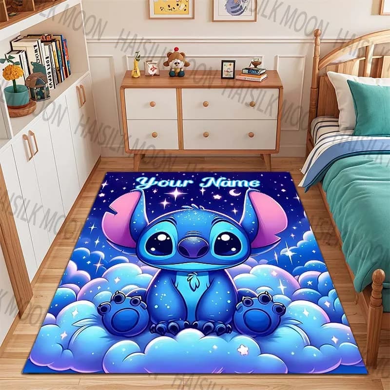 Custom Carpet with Name, Cross-point Printing, For Living Room and Bedroom, Large Soft Home Furnishing Mat, Sofa and Armchair Mat
