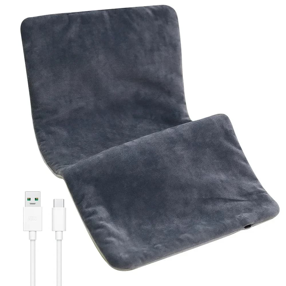 Coperta riscaldata USB MINI per auto Termostato intelligente Protezione da surriscaldamento a bassa tensione Lavabile in lavatrice Non ad asciugatura per il calore dell'auto invernale