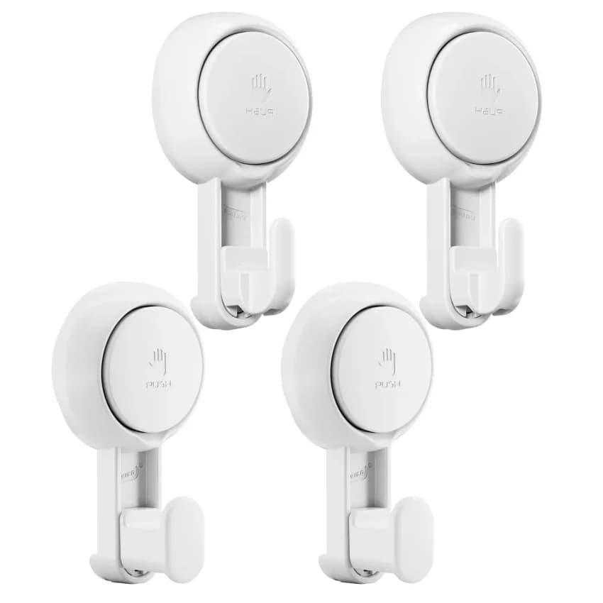 Gancio per Asciugamani Senza Foratura, Ganci a Ventosa Rimovibili, Porta Asciugamani e Accappatoi per Bagno, Cucina, Hotel, Accessori per la Casa