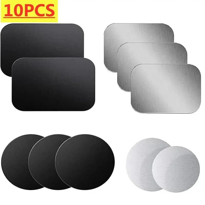 Disco in lamiera per supporto magnetico per telefono da auto disco adesivo in lamiera di ferro sottile per magnete Tablet Desk Phone supporto per auto rotondo