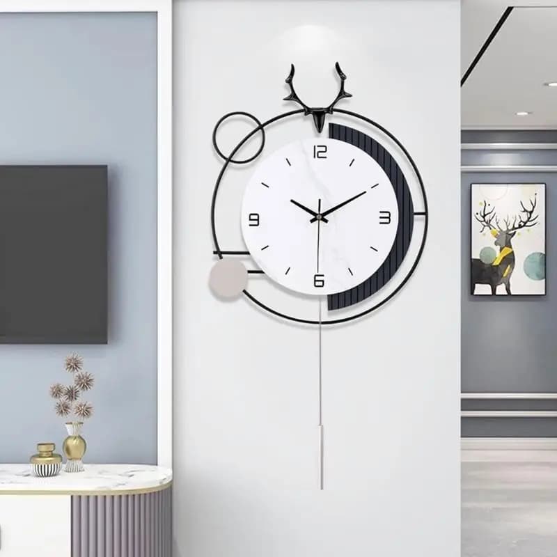 L43A Sostituzione del pendolo in metallo in metallo per progetti orologio da parete creativo fai -da -te