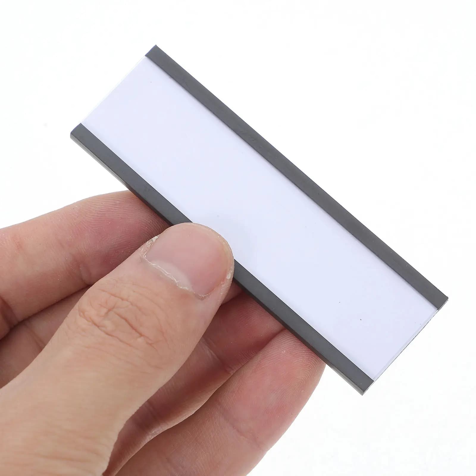 30pcs Magnetic Label Holders Magnetic Labels Magnetic Card Holders With Protective Films File Cabinet Labels For Shelf Bin Racks
