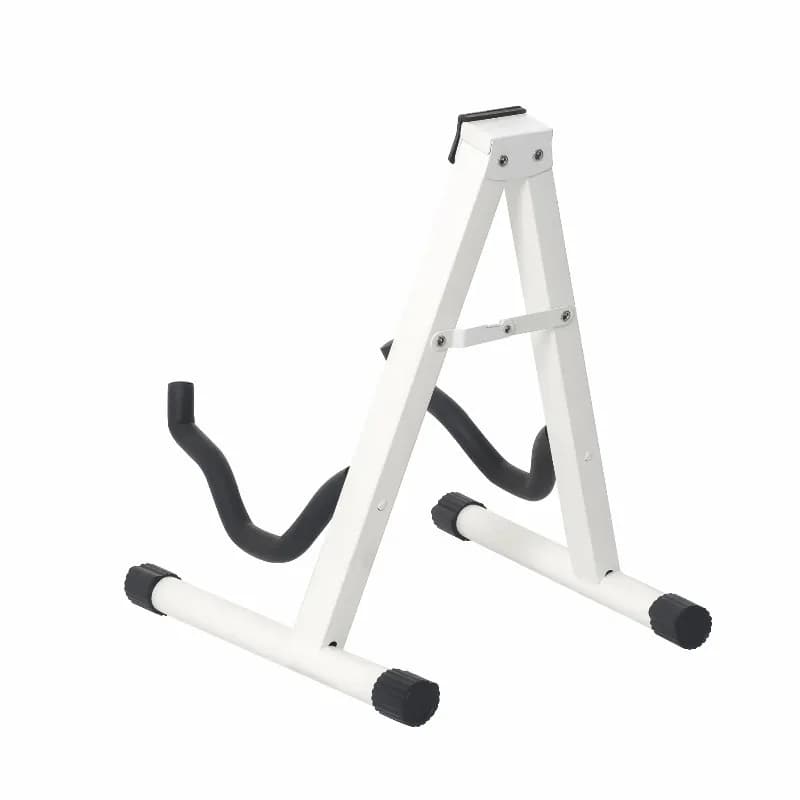 For Guitar Holder White A-Seat Foldable Portable Folk Electric Bass Ukulele Bakelite Dual Purpose