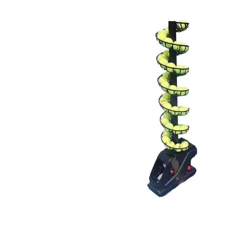 Macchina per palline da tennis portatile Piccola macchina per allenamento sparring con alimentazione automatica portatile