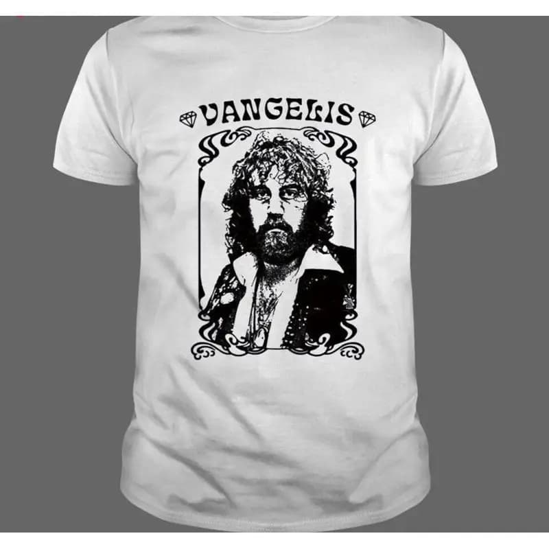 Vintage Vangelis Star Music Lover Cotton White All Size T Shirt AA1415